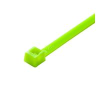 UKCable-Ties 25 Pack || Fluorescent Bright Cable Ties 100mm 200mm 300mm 370mm Strong Nylon Glossy Zip Ties