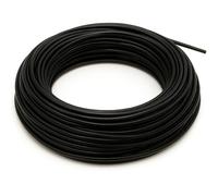 UKCABLE-TIES Black Cable Sleeving 10M PVC Wire Cable Electrical Insulation (4mm)