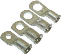 UKCable-Ties Copper Tube Terminals 5Pack Various Sizes Lug Battery Starter Cable Welding Crimp Terminal Ring (35mm x 8mm)