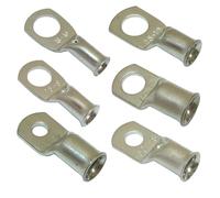 UKCable-Ties Copper Tube Terminals 5Pack Various Sizes Lug Battery Starter Cable Welding Crimp Terminal Ring (10mm x 8mm)