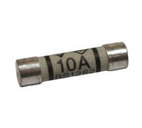 UKCable-Ties Domestic Plug Fuses 10 Amp Ceramic Household Mains Plug Top Fuses Electrical Cartridge - (Pack of 20)