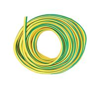 UKCABLE-TIES Electrical PVC Yellow/Green Earth Sleeving - 5M (2mm)