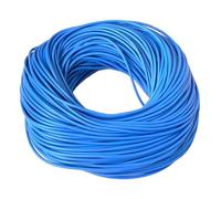 UKCABLE-TIES Electrical PVC Yellow/Green Earth Sleeving Cable Protection Flexible Tubing (Blue, 2mm - 10M)