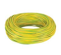 UKCABLE-TIES Electrical PVC Yellow/Green Earth Sleeving Cable Protection Flexible Tubing (Green/Yellow, 2mm - 2M)