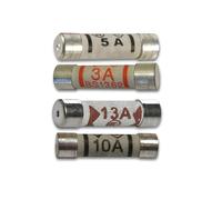 UKCable-Ties Mix Pack Domestic Fuses (3A,5A,10A,13A - Pack of 20)