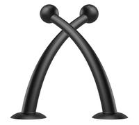 UKCOCO 1 Pair Black Silicone Motorcycle Helmet Tentacles Suction Cup Antennae, Easy to Install Double-coated Helmet Accessories for Unique Motorcycle Decoration