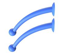 UKCOCO 1 Pair Blue Silicone Tentacles Helmet Accessories for Motorcycle and Bicycle Helmets Easy to Install Non-scratch Design Cycling Accessories