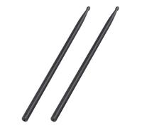 UKCOCO 1 Pair Carbon Fiber Drum Sticks 5a Size for Electric Drums and Jazz Performance, Comfortable No Burr Design, Black Colour Drumsticks for Professional Drummers