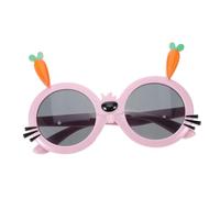 UKCOCO 1 Pair Cute Cartoon Bunny Sunglasses for Adorable Sunglasses with UV Protection and Stylish Purple Gray Lenses for Parties and Outdoor Fun