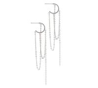 UKCOCO 1 Pair Exaggerated Tassel Earrings for Women Stylish Long Dangle Accessories for Parties Simple and Chic Ear Decoration for Friends