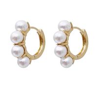 UKCOCO 1 Pair Fashion Pearl Earrings for Women Chic Ear Jewelry Stylish Eardrop for Parties Banquets Everyday Wear for Moms and Friends