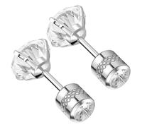 UKCOCO 1 pair Stylish Rhinestone Earrings for Women Durable Stainless Steel Design Comfortable Fit Versatile for Parties Weddings and Daily Wear Bling Accessories