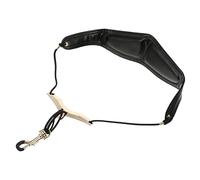 UKCOCO 1 PC Saxophone Strap Adjustable Leather Belt for Alto Tenor Soprano Comfortable Neck Relief Easy Install Sax Accessory Fits Saxophones Random Color