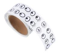 UKCOCO 1 Roll Self Adhesive Cartoon Eye Stickers for Fun Eyeball Stickers for DIY Crafts Scrapbooking and Decoration Creative and Easy to Apply Googly Eyes for Unique Personalization