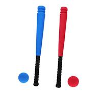UKCOCO 1 Set Baseball Bat Super Safe Eva Baseball Bat with Balls Random Colors Outdoor for Boys for Backyard and Park Activities Random Color