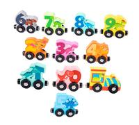 UKCOCO 1 set Dinosaur Wooden Train Set Educational Assembled for Boys Enhances Hand Eye Coordination Imagination for Young Sturdy Design