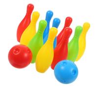 UKCOCO 1 Set Mini Bowling Game for Friendly Plastic Bowling with Pins Balls for Activities Safe Engaging Family Party Fun