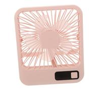 UKCOCO 1 Set Portable Travel Fan: Small Quiet USB C Rechargeable Fan 2-in-1 Standing Or Hanging Digital Display For Bedroom Cruise Camping Travel Essentials