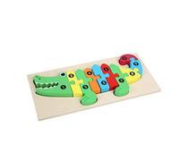 UKCOCO 1 Set Wooden Jigsaw Puzzle for Preschool Early Education Plaything to Enhance Imagination Divergent Thinking and Patience for Boys