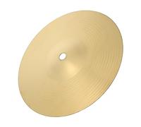 UKCOCO 10-Inch Brass Drum Cymbal Replacement for Jazz Drums Metal Accessory for Enhanced Performance Compatible Standard Kits