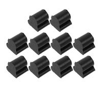 UKCOCO 10 Pcs 4mm Black Rubber French Horn Valve Buffer Pads Dampers Stopper Protector for Euphonium Tuba Accessories Wind Instrument Brass Band Replacement Parts