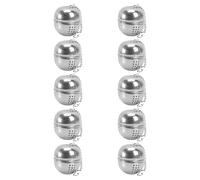 UKCOCO 10 Pcs Stainless Steel Tea Infuser Balls, Household Fine Mesh Loose Leaf Tea Strainers, Multi-Function Spice and Herbal Filter for Kitchen and Hot Pot Use