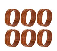 UKCOCO 10 Pcs Watch Activity Ring Band Keepers Leather Watch Band Rings Watch Band Watch Bands Strap Replacement Watch Strap Watch Strap Clock Strap Ring Genuine Leather