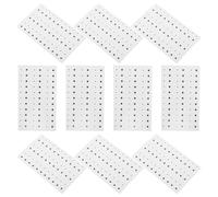 UKCOCO 10 Sheets Black False Mole Face Stickers for Halloween Party and Occasions, Portable and Reusable Paper Temporary Tattoos with Stylish Design for Women