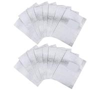 UKCOCO 100 Pieces Manicure Nail Polish Remover Foil with Cotton Pads Embossed Nail Gel Remover Tinfoil for Gel Polish Removal at Home Or Salon