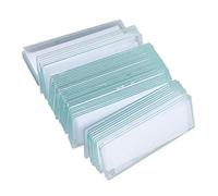 UKCOCO 100 Pieces Microscope Blank Slides for Basic Biological Science Education