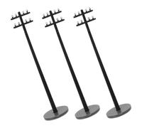 UKCOCO 100 Scale Miniature Telephone Poles for Train Micro Landscape, DIY Sand Table Decor Accessories, Micro Landscape Telegraph Pole Models for Model Train Scenery