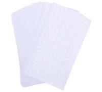 UKCOCO 1000pcs Hole Reinforcement Stickers Round PVC Self-Adhesive Labels Reinforcing Holes Longterm Use for Office and Recipe Books Suitable for Students and Office Workers