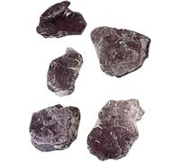 UKCOCO 100g Purple Mica Rough Ore Specimen Natural Mineral Teaching Samples Geology Specimens for Science Education and Decorative Study