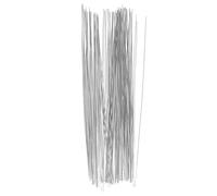 UKCOCO 100pcs Bendable Iron Wire for Crafts 9.6 Inch Flexible Armature Wire for Model Based Projects and Arts and Crafts Lessons with Creative Freedom and Flexible Design