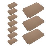 UKCOCO 100pcs Corrugated Paper Reptile Terrarium Liner 12.8x8 Reptile Enclosure Bedding Pad for Bearded Dragon Snake Lizard Gecko Habitat Box, Easy to Cut Replacement