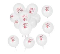 UKCOCO 100Pcs Halloween Scary Balloons Blood Handprint Latex Balloons for Halloween Party Decorations Unique Theme Supplies for Unforgettable Celebrations