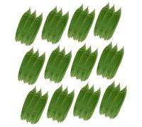 UKCOCO 100pcs Natural Bamboo Leaves Sushi Plate Decor Japanese Food Mat for Sashimi and Restaurant Food Presentation and Safe