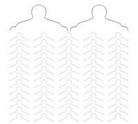 UKCOCO 100pcs Ornament Top Wire V Hook for Christmas Bauble Cap Silver | Christmas Ornament Wire Hanger Hook, Metal Seasonal Balls Caps Repair, DIY Display Accessories, Easy Install Fitting