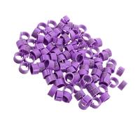 UKCOCO 100pcs Pigeon Leg Bands Lightweight Clip Identification Bands for Quail Poultry Bird Foot Rings Clear Markings for Racing Dove Lovebird Coturnix Birds
