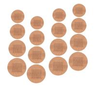 UKCOCO 100pcs Round Fabric Bandages Breathable Adhesive Bandages for Face Fingers Joints Flexible and Comfortable Spot Plasters for Minor Injuries