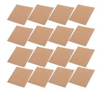 UKCOCO 100pcs Self-Adhesive Cork Pads Square Shape 4x4 Inches for Noise Reduction and Impact Cushion on Tables and Delicate Items, for Installation and Craft Projects