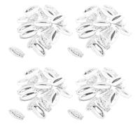 UKCOCO 100pcs Silver Metal Alloy Buddha Nail Charms for Women 0.67" Flat Back Religious Nail Art Decorations Manicure Supplies for Daily and Professional