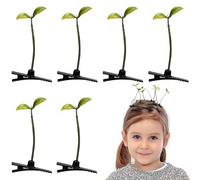 UKCOCO 100pcs Small Plastic Hair Clips for Party and Everyday Use, Lightweight Design with Stable Hold, Sprout Style Hairpins for Women