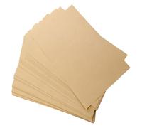 UKCOCO 100pcs Vintage Kraft Stationary Paper, A5 Size Blank Stationery | Writing Letter Papers Bulk Set for Letters, Creative Poems, Lyrics, Office Notes
