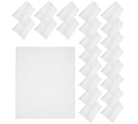UKCOCO 100pcs White Foam Packing Pouches 25x30cm Thickened Cushion Foam Envelopes for Fragile Item Protection and Safe Transport, Packing Sleeves for Moving and Shipping