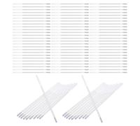 UKCOCO 100pcs White Heat Erasable Fabric Marker Refills Fine Tip Textile Marking Pen Refill for Sewing Quilting Tailoring Clothes Tracing Craft Supplies