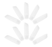 UKCOCO 10pcs 30ml Refillable Travel Toothpaste Bottles with Flip Caps, Lightweight Plastic Squeeze Tubes for Toiletries, Hand Soap, and Facial Cleanser, Portable Small Container