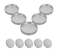 UKCOCO 10pcs 32mm Iron Post Caps Metal Round End Covers Decorative Handrail End Caps for Outdoor Deck Railing Fence Garden Balustrade