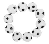 UKCOCO 10pcs D Soccer Ball Pendant Charm for DIY Jewelry Making, Resin Lightweight Football Accessories with Unique 3d Design, for Necklaces and Keychains, for Soccer Fans and Major