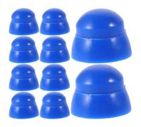 UKCOCO 10pcs Dark Blue Plastic Bolt Safety Caps for Playground Equipment, Nut Protection Covers for Slides and Climbing Frames, Sturdy Screw Guard Caps for Outdoor Play Areas